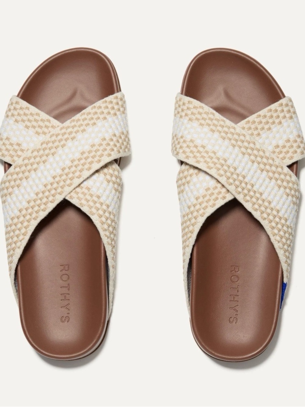 Rothy's The Weekend Slide in Vanilla Cone Size 10